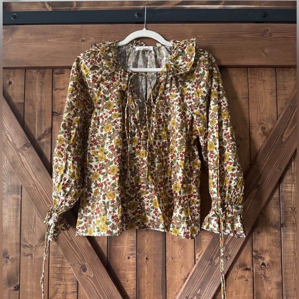 Doen Ansel Top in Jennifer Spring Floral XS